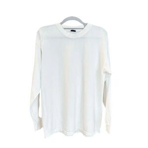 Oakley Women's Long Sleeve Crew Neck Tee White - Blue Large